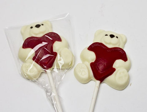 Bear Holding Heart White